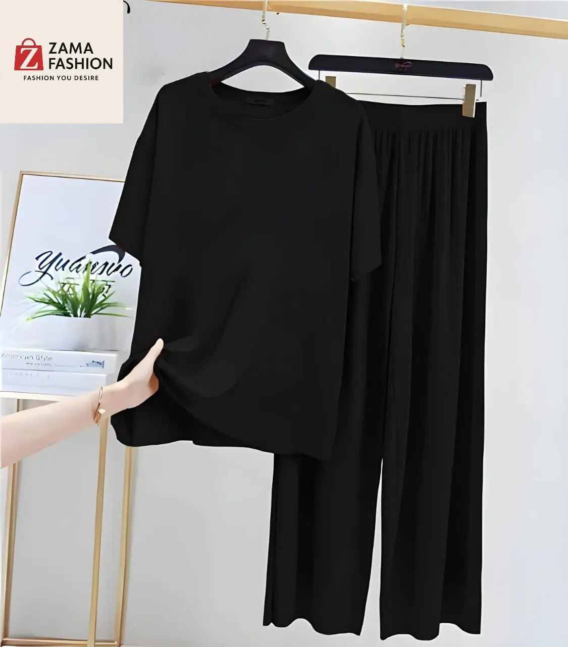 Black Black Loungewear - Zama Fashion